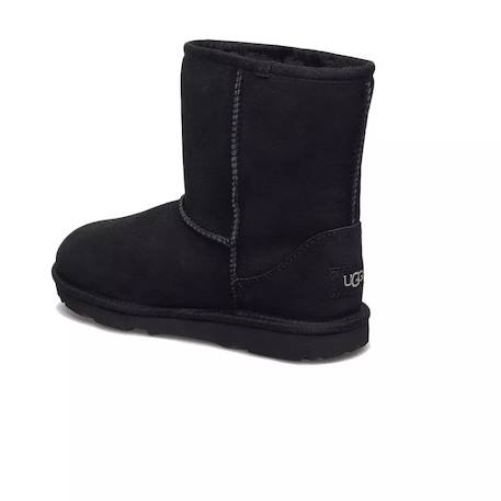 Bottes fille en daim Noir/blanc 3 - vertbaudet enfant 