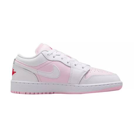 Baskets enfant en cuir Rose/blanc 2 - vertbaudet enfant 