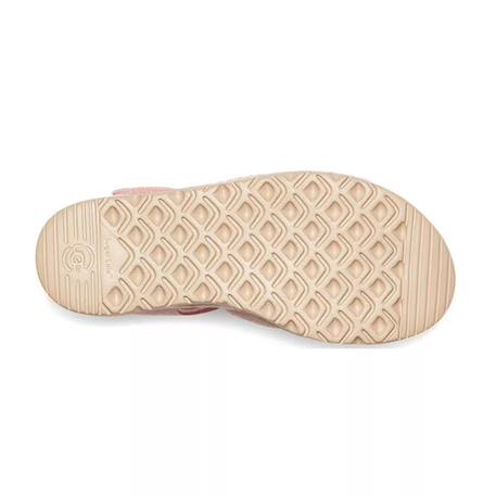 Sandales enfant en cuir Beige clair+Rose clair 9 - vertbaudet enfant 