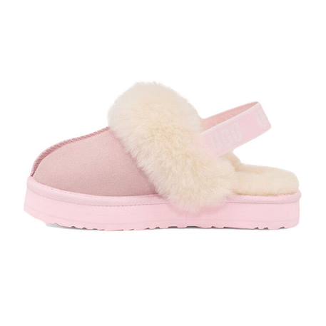 Chaussons enfant en daim Camel+Noir+Rose 13 - vertbaudet enfant 