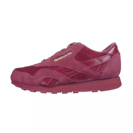 Baskets fille en daim Bordeaux 1 - vertbaudet enfant 