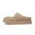 Chausson slippers enfant en daim Beige clair 1 - vertbaudet enfant 