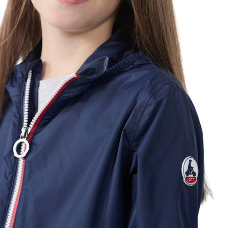 Veste imperméable fille Bleu marine 4 - vertbaudet enfant 