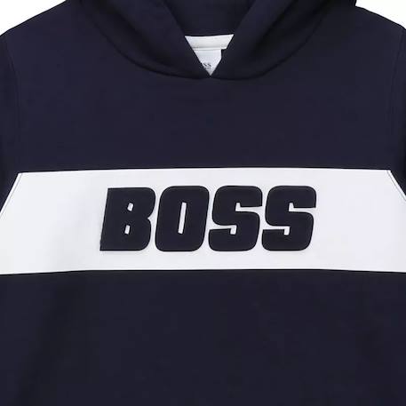 Sweat enfant en coton Bleu marine+Gris, noir+Noir intense 3 - vertbaudet enfant 