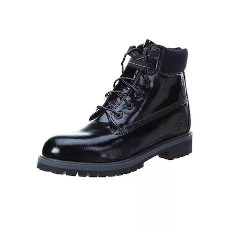 Boots enfant en cuir Noir foncé 3 - vertbaudet enfant 