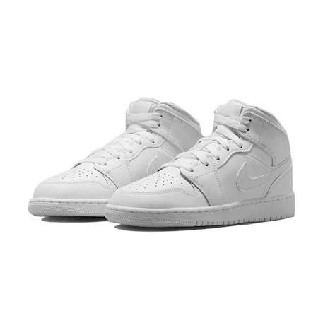 Baskets enfant en cuir Blanc clair. 2 - vertbaudet enfant 