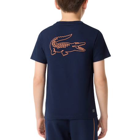 Tee-shirt enfant en coton Marine, orange 4 - vertbaudet enfant 