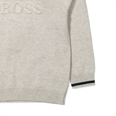 Sweat enfant en coton Beige clair+Bleu marine+Rouge, blanc 3 - vertbaudet enfant 