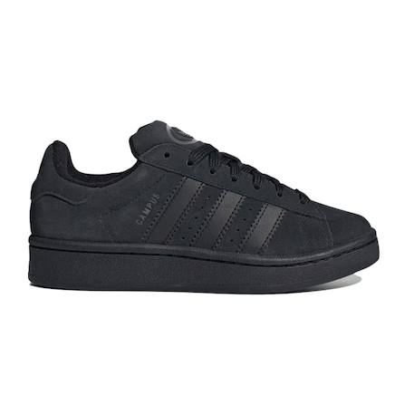 Baskets enfant en cuir Noir/gris 3 - vertbaudet enfant 