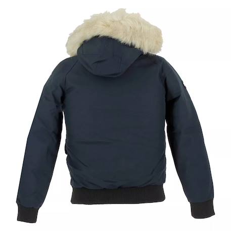 Parka a capuche enfant Marine+Noir 2 - vertbaudet enfant 