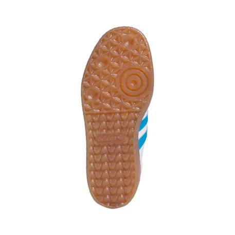 Baskets enfant en cuir Blanc, bleu ciel 6 - vertbaudet enfant 