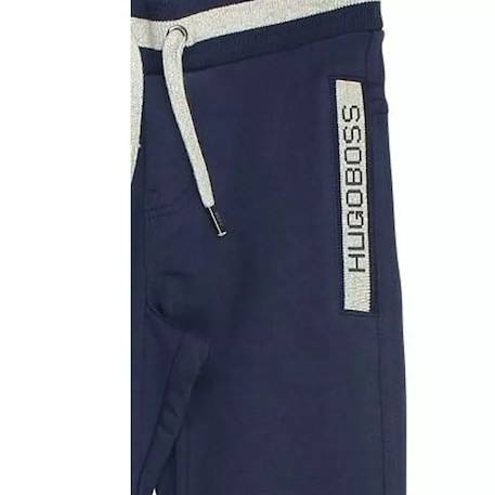 Pantalon de survêtement enfant en coton Bleu+Gris+Noir 2 - vertbaudet enfant 