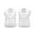 Baskets enfant en cuir Blanc/blanc 5 - vertbaudet enfant 