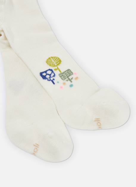 Collant bébé imprimé arbres Blanc 2 - vertbaudet enfant 