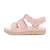 Sandales enfant en cuir Beige clair+Rose clair 5 - vertbaudet enfant 