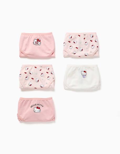 Fille-Sous-vêtement-Culotte-Lot de 5 culottes en coton hello kitty personnages