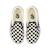 Basket garçon modèle classic slip-on checkerboard Blanc blckwht+Blanc, noir 10 - vertbaudet enfant 