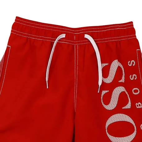 Short de bain enfant Rouge, blanc 3 - vertbaudet enfant 