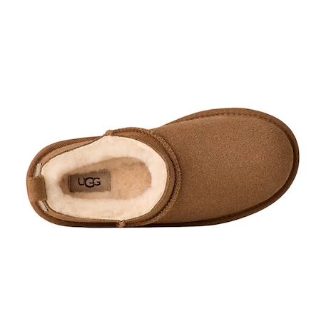 Chaussons mules enfant en daim Chesnut+Noir+Sand 4 - vertbaudet enfant 