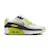 Baskets enfant en cuir Blanc/gris/fluo vert+Noir 3 - vertbaudet enfant 