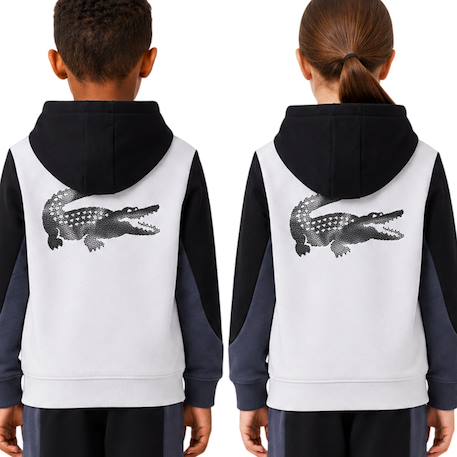 Sweatshirt enfant en coton Farine, rose, noir+Noir foncé 10 - vertbaudet enfant 