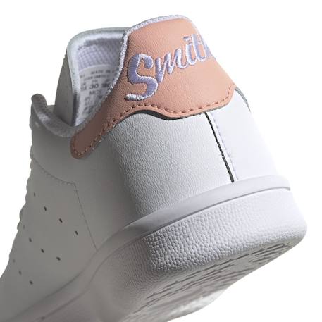 Baskets enfant en cuir Blanc, rose 6 - vertbaudet enfant 