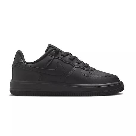 Basket enfant en cuir Blanc/noir+Noir/ noir 9 - vertbaudet enfant 