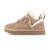 Baskets enfant en daim Beige clair+Chesnut+Rose beige 1 - vertbaudet enfant 