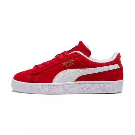 Baskets enfant en daim Noir/blanc+Rouge/ blanc 7 - vertbaudet enfant 