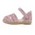 Sandales enfant en cuir Seashell pink 1 - vertbaudet enfant 