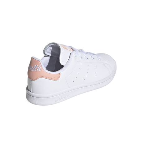 Baskets enfant en cuir Blanc, rose 5 - vertbaudet enfant 