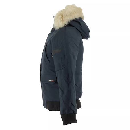 Parka a capuche enfant Marine+Noir 5 - vertbaudet enfant 