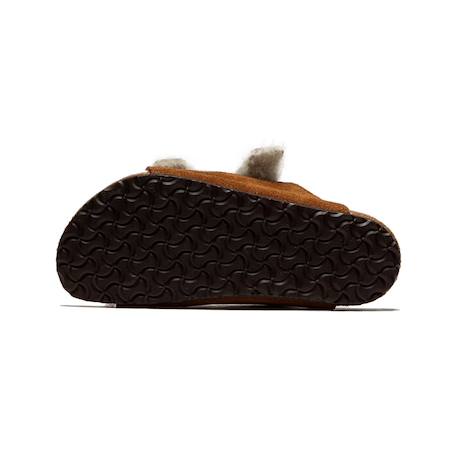 Sandales enfant en daim Marron, blanc+Rose clair 4 - vertbaudet enfant 
