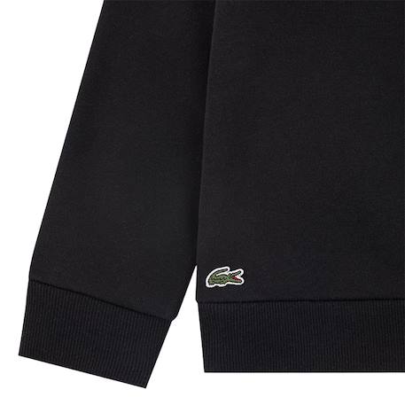 Sweatshirt enfant en coton Gris chiné+Noir foncé 12 - vertbaudet enfant 