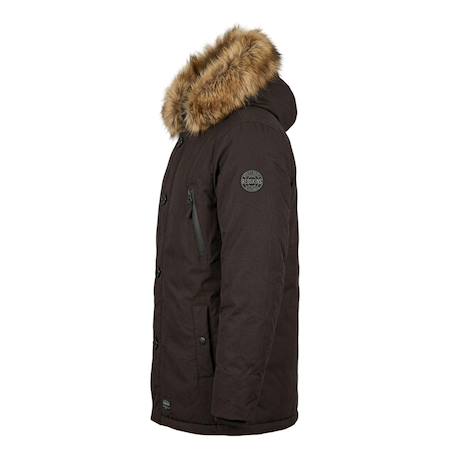 Doudoune à capuche enfant Marron, noir 2 - vertbaudet enfant 