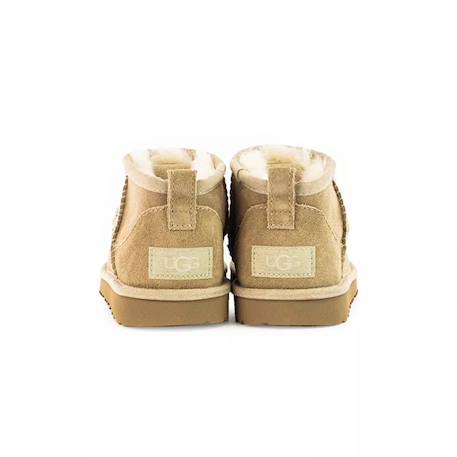 Boots enfant en daim Beige clair.+Gris+Marron foncé+Noir foncé 4 - vertbaudet enfant 