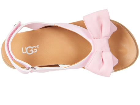 Sandales fille en cuir Noir, marron+Rose, marron 9 - vertbaudet enfant 
