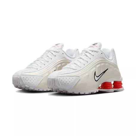 Baskets enfant Blanc et rouge 2 - vertbaudet enfant 