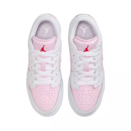 Baskets enfant en cuir Rose/blanc 5 - vertbaudet enfant 