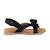 Sandales fille en cuir Noir, marron+Rose, marron 3 - vertbaudet enfant 
