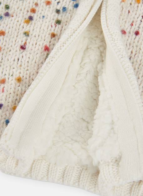 Veste bébé fille en maille avec points Blanc 4 - vertbaudet enfant 