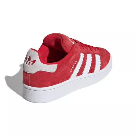 Baskets enfant en daim Rouge/ blanc 4 - vertbaudet enfant 