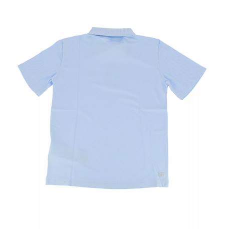 Polo enfant en coton Blanc. Noir+Bleu ciel+Bleu ice+Bleu marine+Noir. Blanc+Rose clair+Vert pastel 5 - vertbaudet enfant 