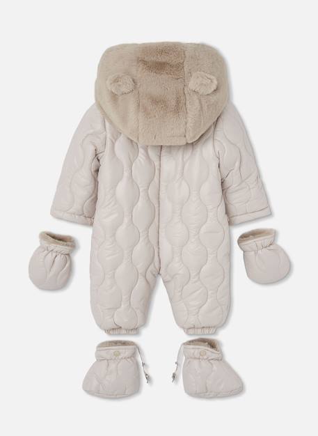 Combipilote bébé imprimé girafe Beige 2 - vertbaudet enfant 