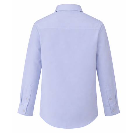 Chemise enfant en coton Blanc cassé+Bleu ciel 5 - vertbaudet enfant 