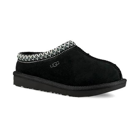 Chausson slippers enfant en daim Noir, gris 2 - vertbaudet enfant 