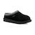 Chausson slippers enfant en daim Noir, gris 2 - vertbaudet enfant 