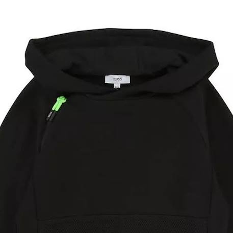 Sweat enfant en coton Noir, vert 3 - vertbaudet enfant 