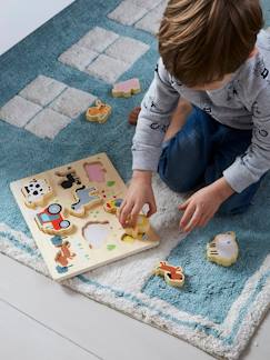 Idées cadeaux bébés et enfants-Puzzle à encastrer Ferme en bois FSC®