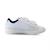 Baskets enfant en cuir Blanc et bleu 3 - vertbaudet enfant 